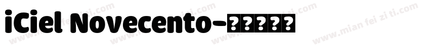 iCiel Novecento字体转换